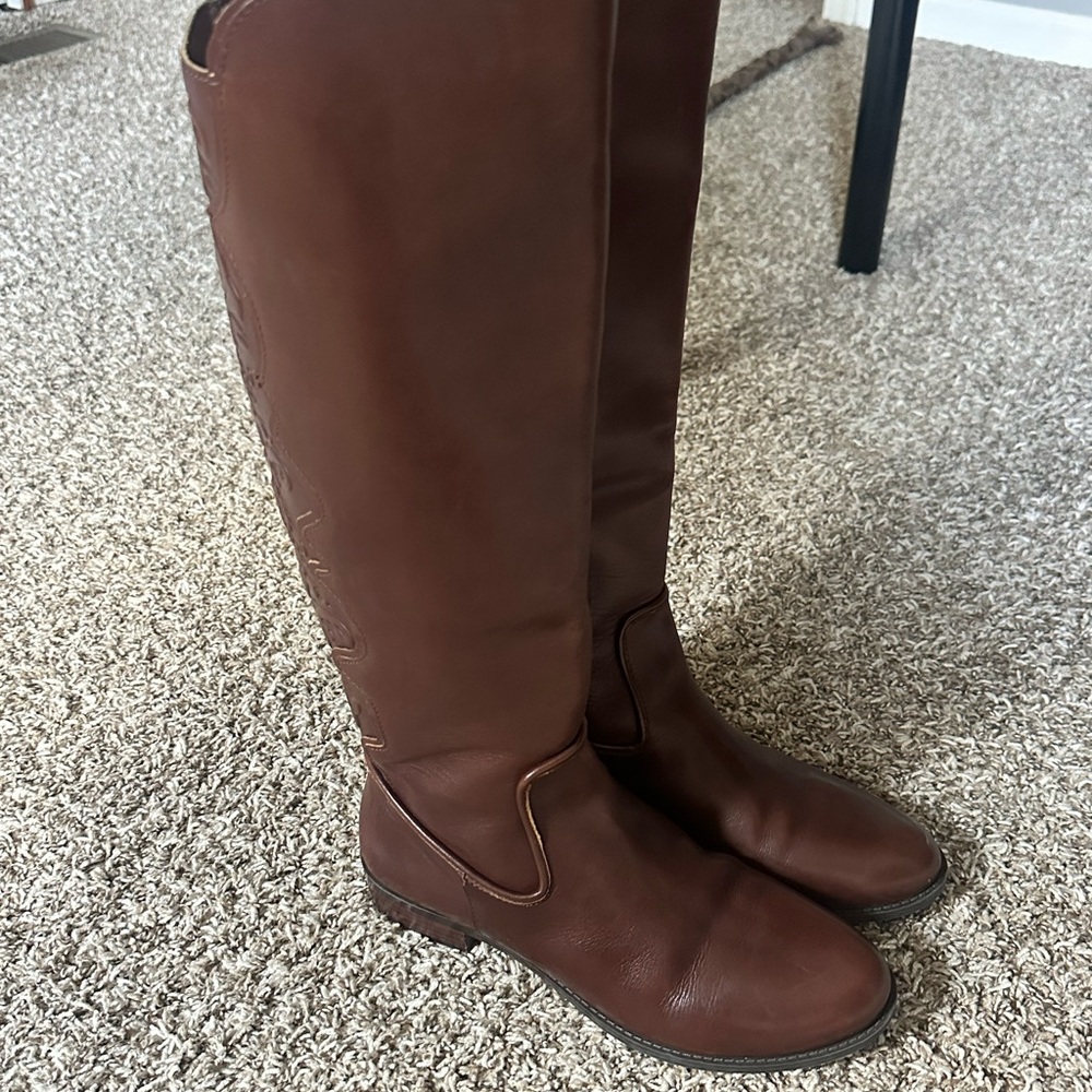Gianni Bini Rich Brown Knee-High Boots